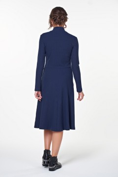 Однотонное платье с длинными рукавами Ариэль №2 Valentina(фото3)