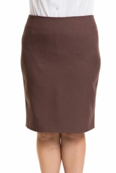 Модная однотонная юбка Venusita(фото2)