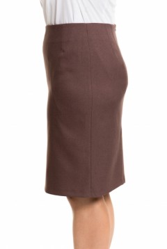 Модная однотонная юбка Venusita(фото3)