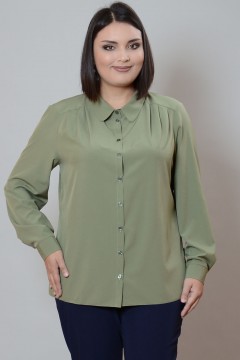 Однотонная блузка-рубашка Avigal
