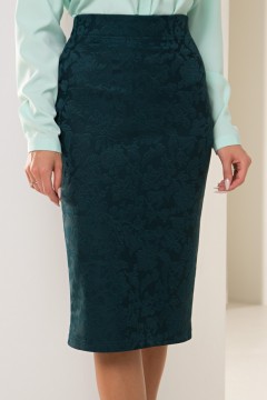 Изысканная юбка-карандаш Жаккард на резинке №11 Valentina(фото4)
