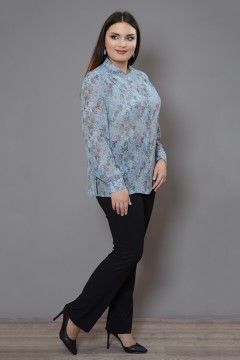 Нежная блуза с цветочным принтом Avigal(фото2)