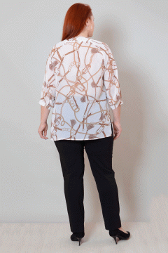Модная блузка с принтом Avigal(фото3)