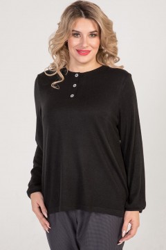 Стильный однотонный джемпер Luxury plus
