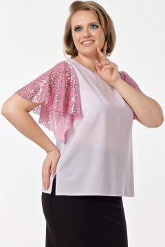 Женственная блуза с эффектными рукавами Diana
