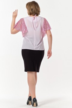 Женственная блуза с эффектными рукавами Diana(фото3)