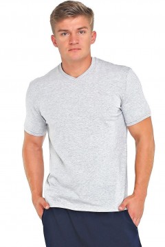 Стильная однотонная футболка 600431/2г Clever men