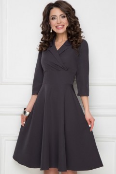 Модное однотонное платье Bellovera