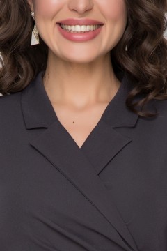 Модное однотонное платье Bellovera(фото4)