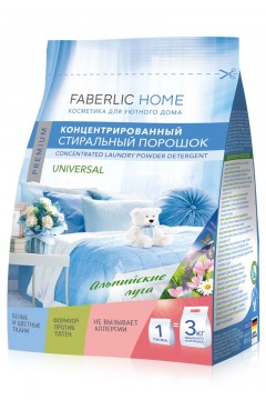 Концентрированный стиральный порошок универсальный Faberlic home