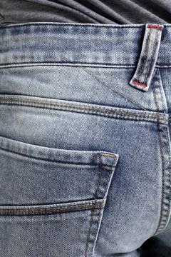 Мужские джинсы с потертостями 109995 F5 men(фото5)