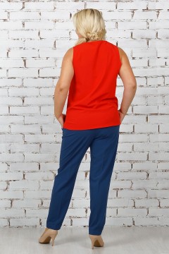 Женская блузка-топ красного цвета Malina(фото3)
