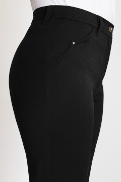 Лаконичные стильные брюки 069Z черный 56 размера (фото3)