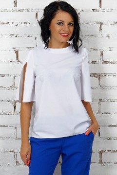 Белая женская блуза Ajour