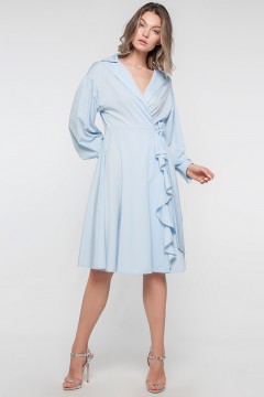 Женственное платье светло-голубого цвета Limonti(фото2)