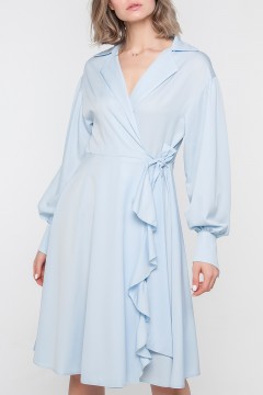 Женственное платье светло-голубого цвета Limonti(фото6)
