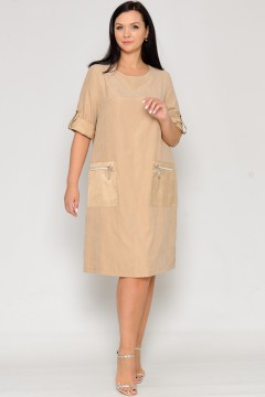 Стильное платье с карманами Limonti(фото2)