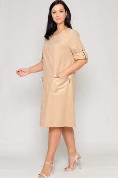 Стильное платье с карманами Limonti(фото3)