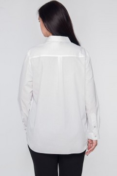 Классическая белая рубашка Limonti(фото4)