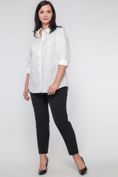 Классическая белая рубашка Limonti(фото2)