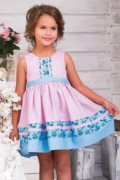 Летнее платье для девочек ХП-1612-36 Alolika