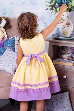 Летнее платье для девочек ХП-1612-165 Alolika(фото2)