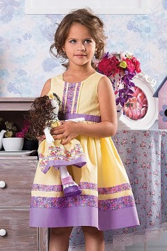 Летнее платье для девочек ХП-1612-165 Alolika