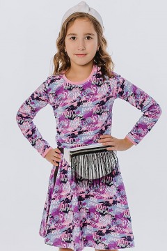 Стильное платье для девочек 01173_BAT на рост 116 см Batik
