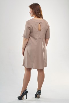 Стильное однотонное платье Mari-line(фото3)