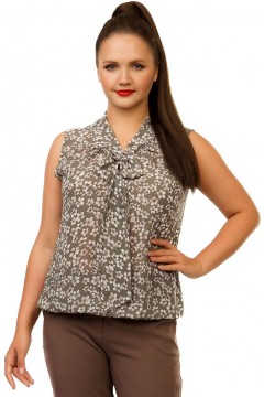 Воздушная блуза пастельной расцветки Liza Fashion