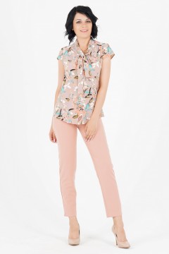 Повседневная блузка пастельной расцветки Ajour(фото2)