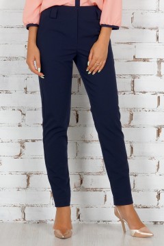 Женские брюки тёмно-синего цвета Ajour(фото4)