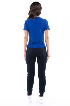 Спортивные брюки тёмно-синего цвета Abelie(фото3)