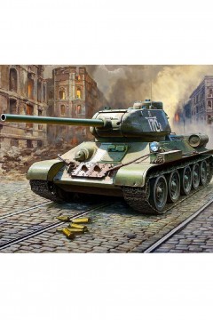 Модель для сборки Звезда Советский средний танк Т-34/85 296 дет. Familiy