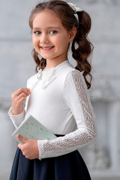 Прелестная блузка для девочки ТБ-2014-72 Alolika(фото2)