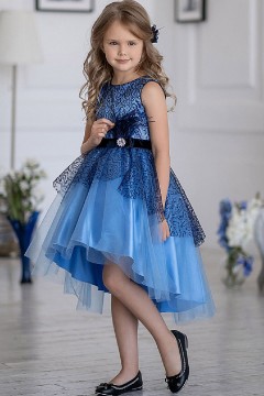 Изумительное платье для девочки ПЛ-1960-2 Alolika(фото2)