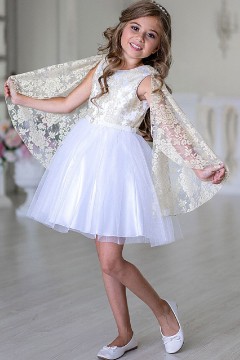 Изумительное платье для девочки ПЛ-2027-1 Alolika