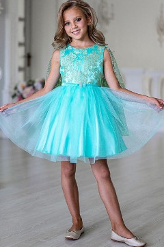 Очаровательное платье для девочки ПЛ-2027-17 Alolika(фото2)