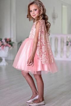 Восхитительное платье для девочки ПЛ-2027-11 Alolika(фото3)