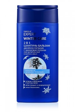 Шампунь-бальзам 2 в 1 Winter Care «Двойное питание» для всех типов волос Faberlic