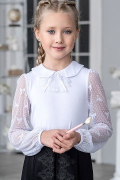 Прекрасная блузка для девочки ТБ-2102-1 Alolika