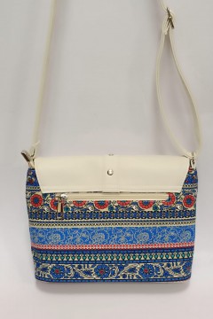 Красивая летняя сумка Carino беж-этно  Chica rica(фото3)
