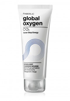 Кислородный мусс для глубокого очищения лица Global Oxygen Faberlic