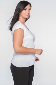 Однотонная женская футболка Limonti(фото4)