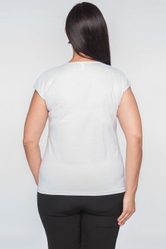 Однотонная женская футболка Limonti(фото3)