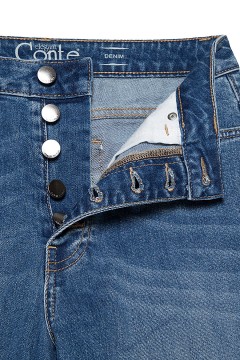 Оригинальные женские джинсы CON-189 mid blue 48 размера Conte Elegant Jeans(фото5)