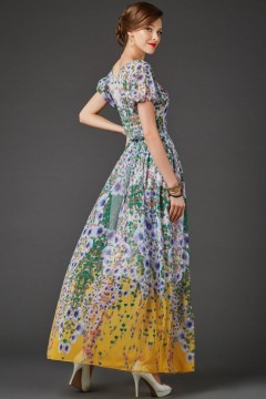 Идеальное платье на лето Маки 46 размера Art-deco(фото2)