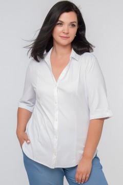 Однотонная женская рубашка Limonti