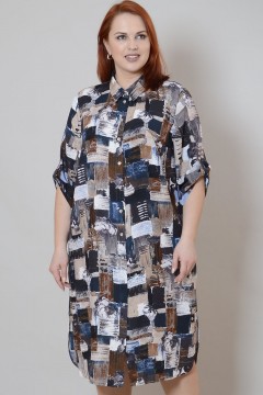 Стильное платье-рубашка Avigal(фото5)