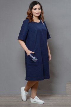 Модное платье с карманом 56 размера Avigal(фото4)